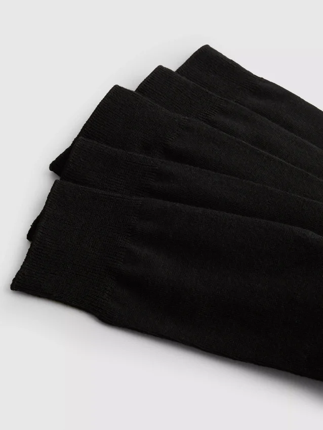 5er-Pack elegante Crew-Socken