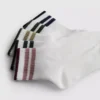 5er-Pack farbige gestreifte Socken