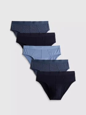 5er-Pack gemusterte Slips