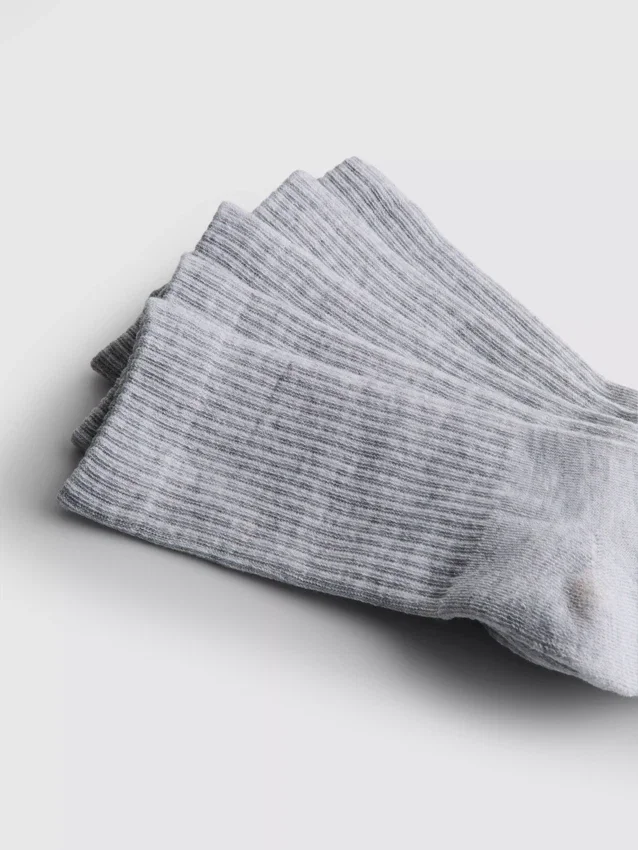 5er-Pack gerippte Socken