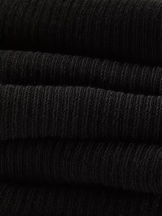 5er-Pack gerippte Viertel-Socken