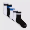 5er-Pack gestreifte Sportsocken