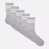 5er-Pack gestreifte Sportsocken