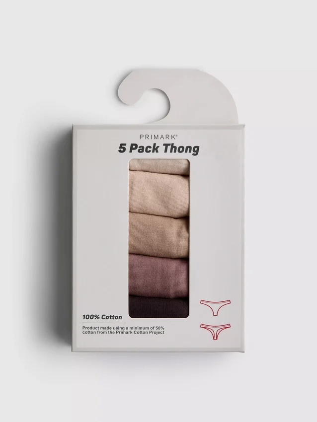5er-Pack neutrale Baumwoll-Strings