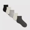 5er-Pack Quarter-Crew-Socken