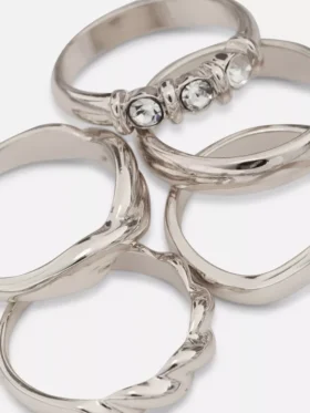 5er-Pack Ringe in verschiedenen Designs