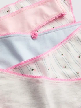 5er-Pack String-Slips mit hohem Baumwollanteil
