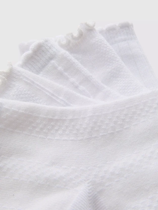 5er-Pack strukturierte Viertel-Socken