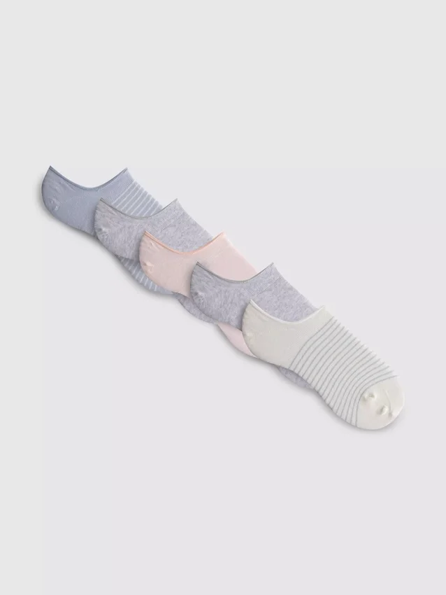 5er-Pack unsichtbare Baumwoll-Socken