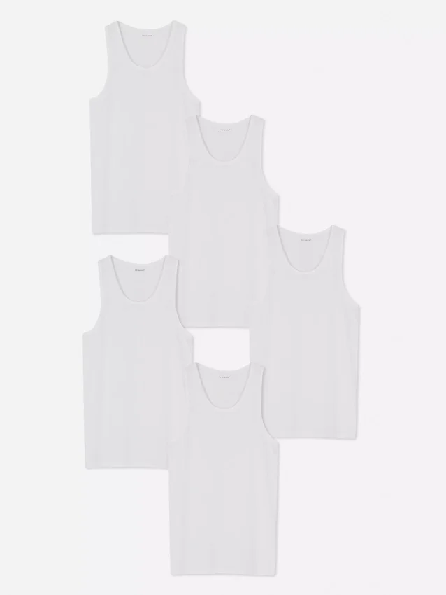 5er-Pack unverzichtbare Unterhemden