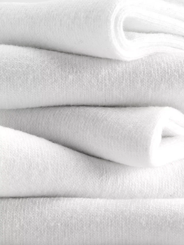 5er-Pack weisse Crew-Socken