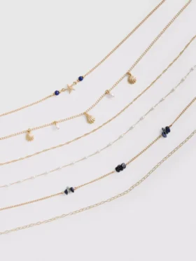 6er-Pack Choker-Ketten