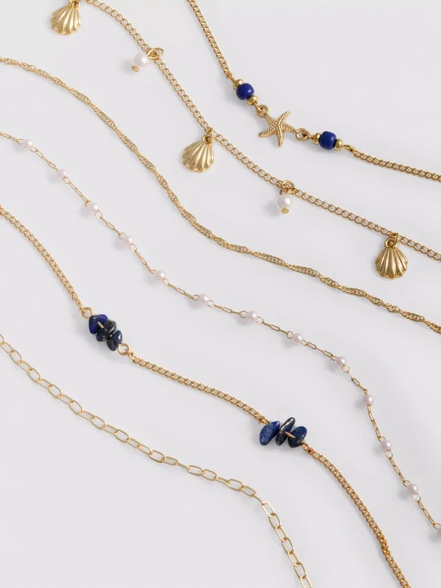 6er-Pack Choker-Ketten