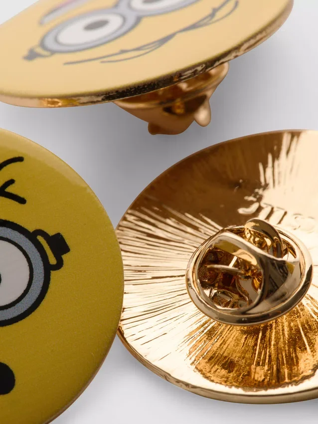 6er-Pack Minions-Buttons