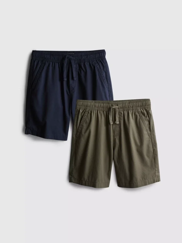 7–15 Jahre | 2er-Pack Shorts mit Kordelzug