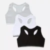 7–15 Jahre | 3er-Pack Racerback-Crop-Tops