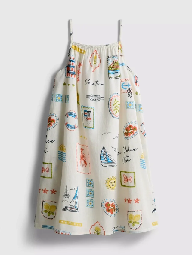 7–15 Jahre | bedrucktes Kleid