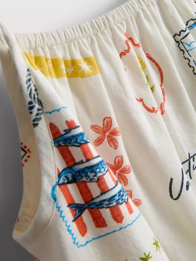 7–15 Jahre | bedrucktes Kleid
