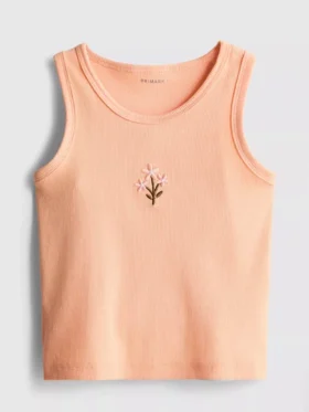 7–15 Jahre | besticktes geripptes Tanktop
