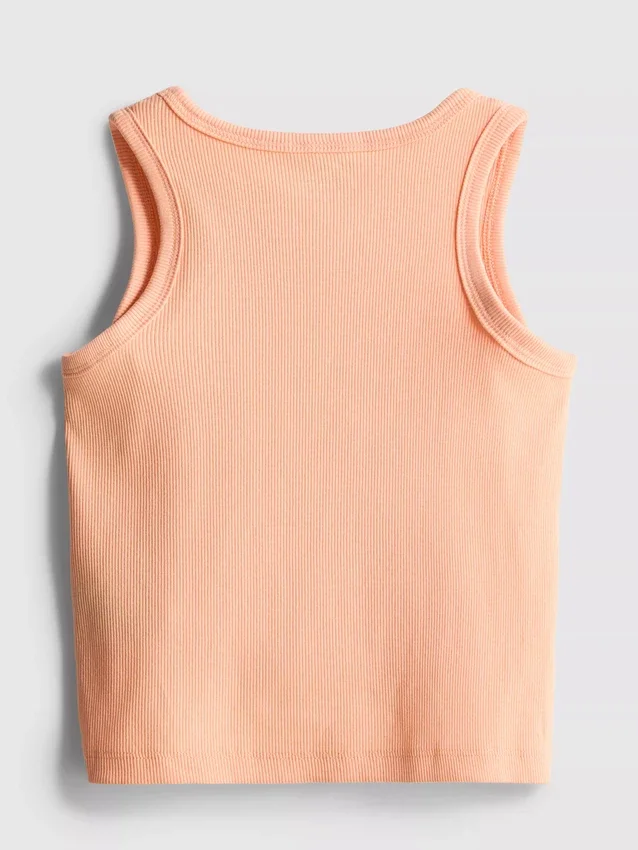 7–15 Jahre | besticktes geripptes Tanktop
