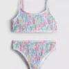 7–15 Jahre | Bikini mit Blumenmuster und Rüschen