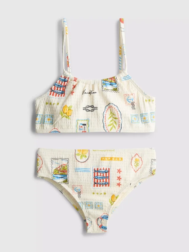 7–15 Jahre | Bikini mit Postkarten-Motiv
