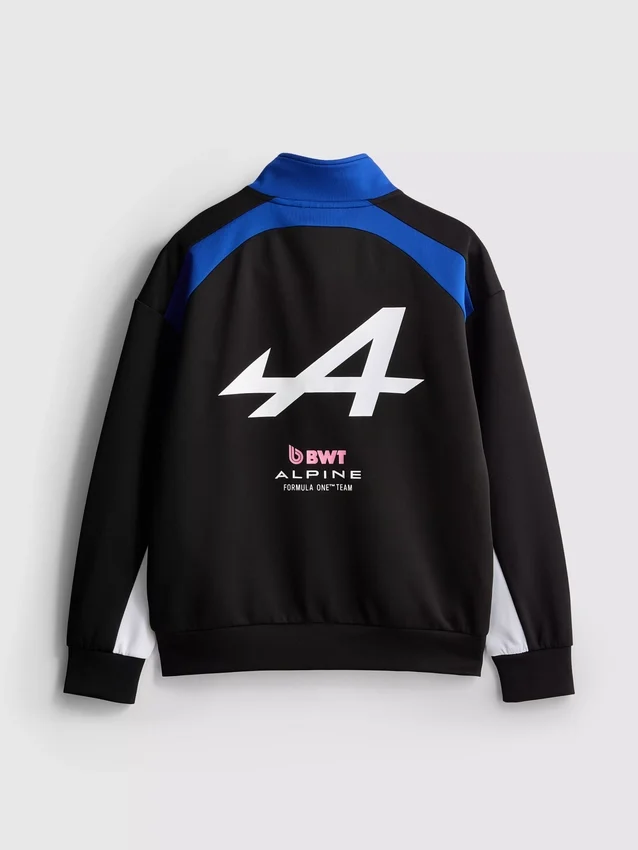 7–15 Jahre | BWT Alpine Formula One Team Sweatshirt mit Reissverschluss