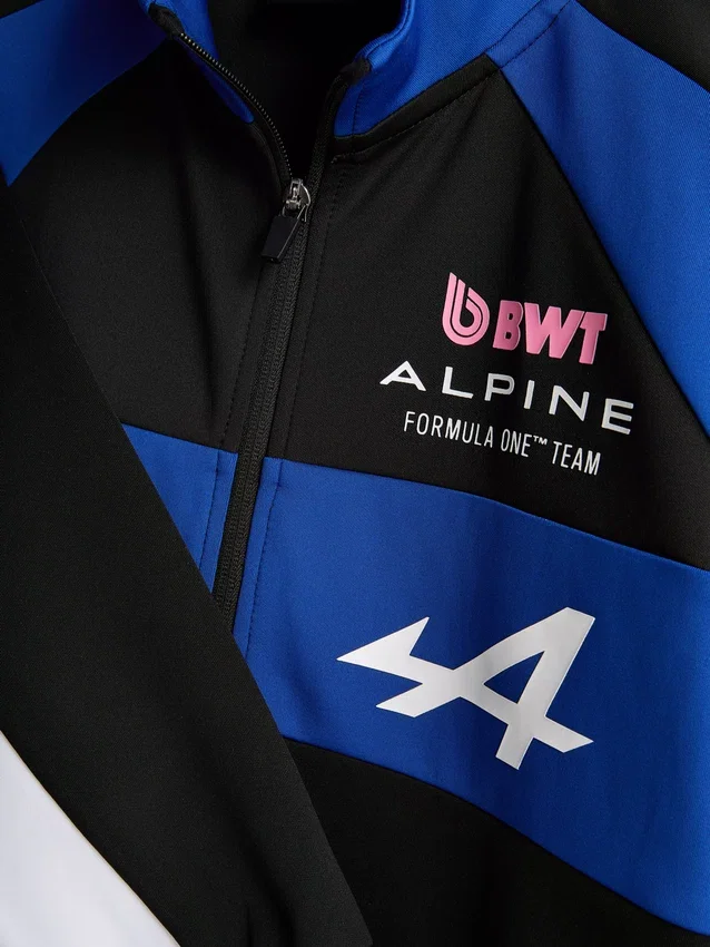 7–15 Jahre | BWT Alpine Formula One Team Sweatshirt mit Reissverschluss