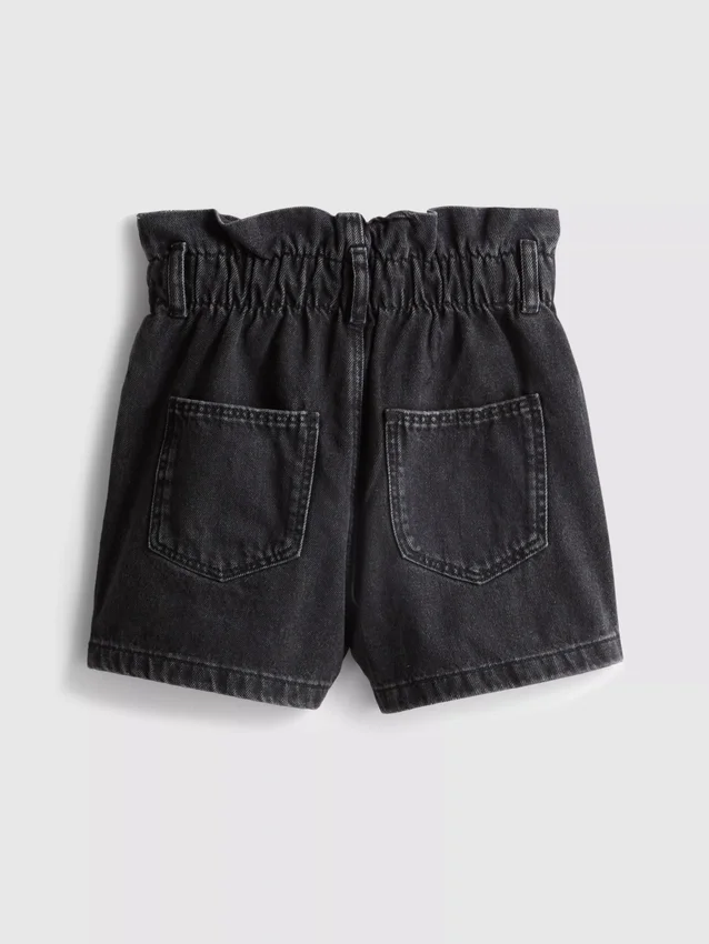 7–15 Jahre | Denim-Shorts im Paperbag-Stil