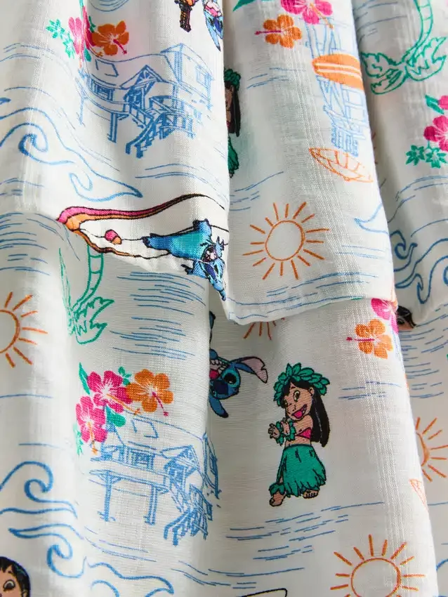 7–15 Jahre | Disney-Set aus Stitch-Oberteil und Rara-Rock