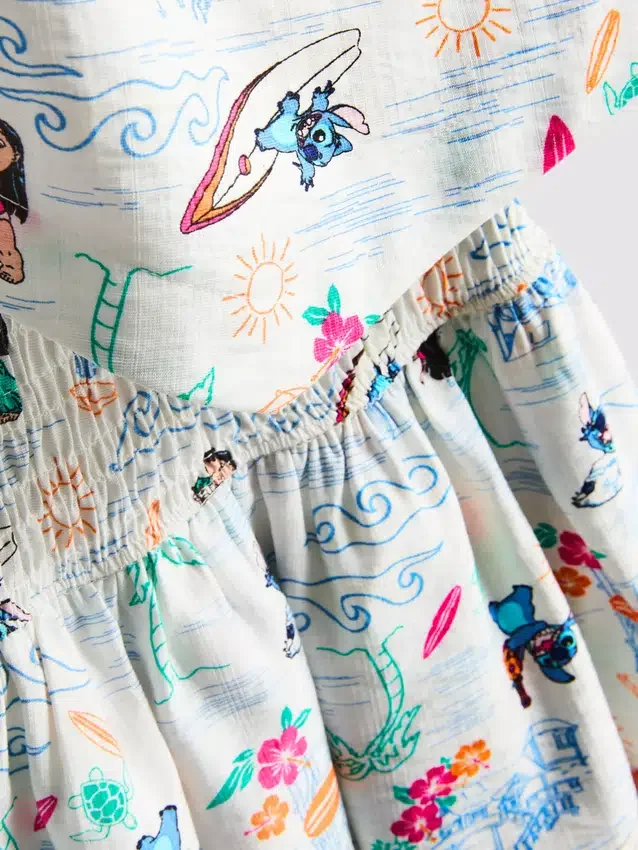 7–15 Jahre | Disney-Set aus Stitch-Oberteil und Rara-Rock