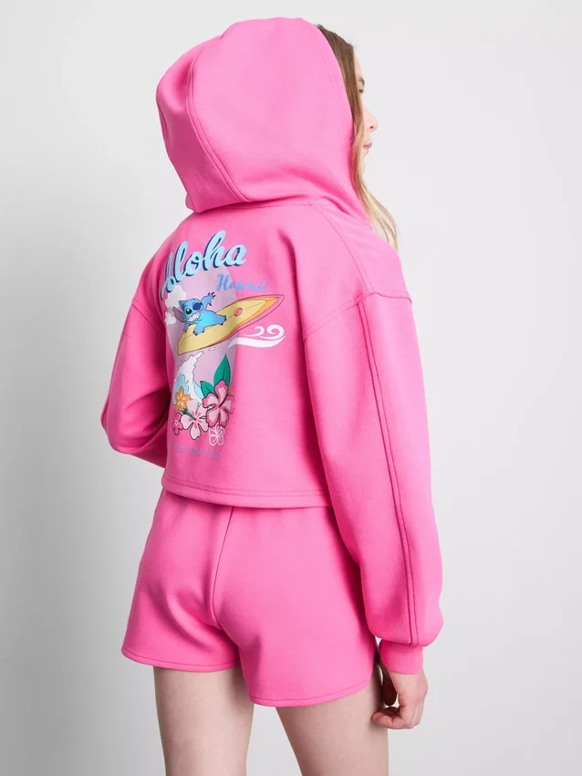 7–15 Jahre | Disney-Stitch-Hoodie mit Reissverschluss