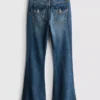 7–15 Jahre | Flare-Jeans mit Gürtel