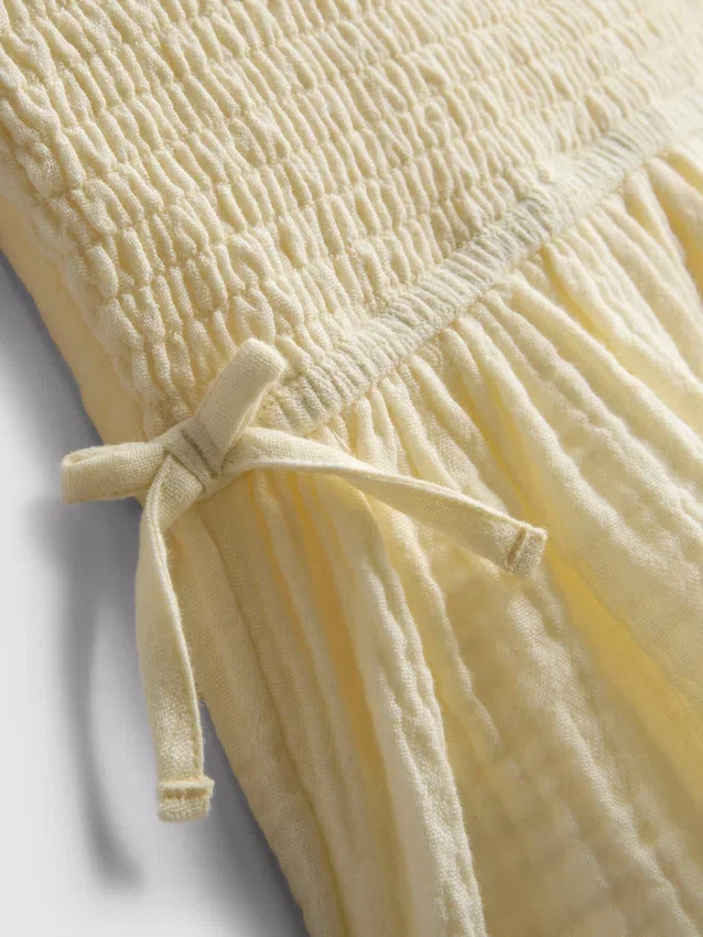 7–15 Jahre | geraffte Bluse mit Schleife