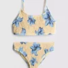7–15 Jahre | geraffter bedruckter Bikini