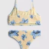 7–15 Jahre | geraffter bedruckter Bikini