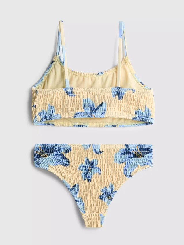7–15 Jahre | geraffter bedruckter Bikini