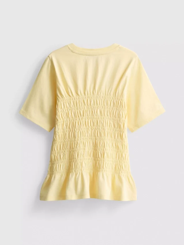 7–15 Jahre | gerafftes Peplum-Hemd
