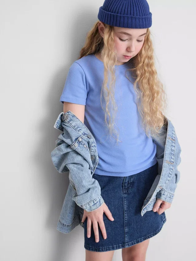 7–15 Jahre | geripptes T-Shirt
