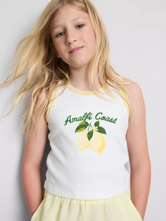 7–15 Jahre | geripptes Tanktop