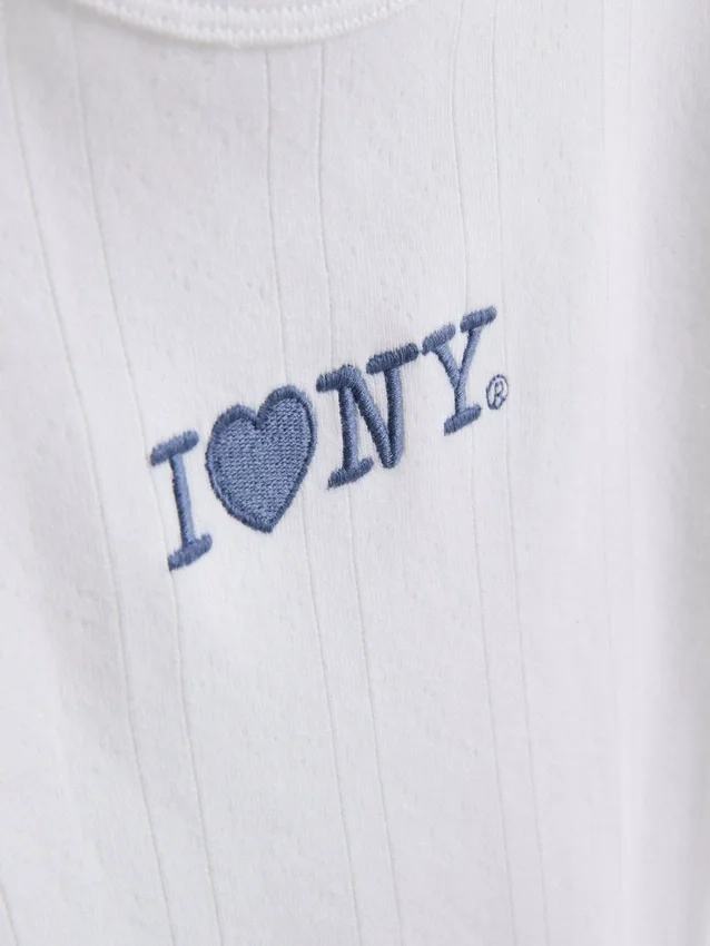 7–15 Jahre | Hemd mit «I Love New York»-Stickerei