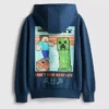 7–15 Jahre | Hoodie aus baumwollreicher Ware mit Minecraft-Motiv