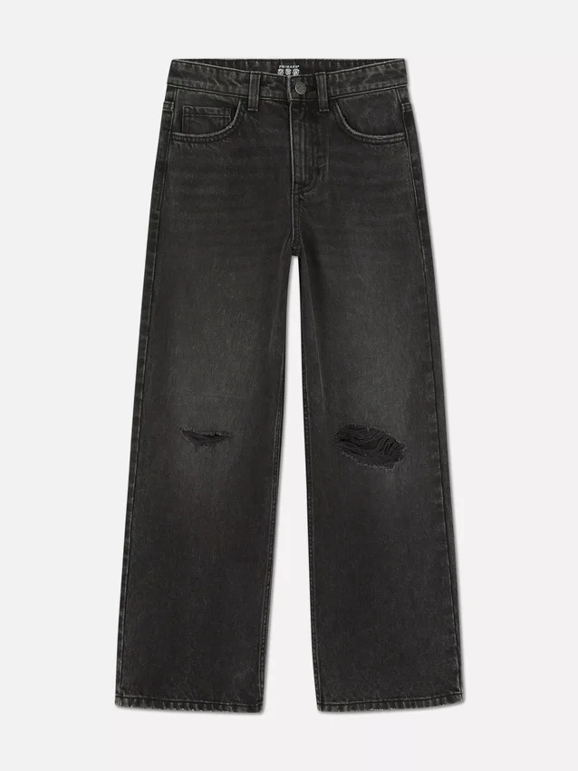 7–15 Jahre | Jeans mit weitem Bein