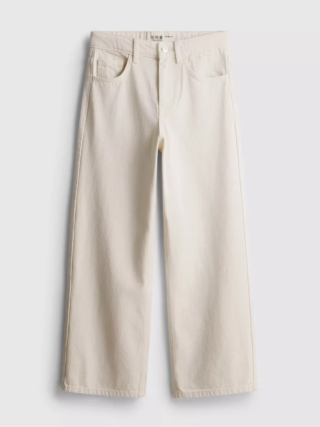 7–15 Jahre | Jeans mit weitem Bein