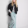 7–15 Jahre | Jeans mit weitem Bein und Schlitz am Saum