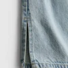 7–15 Jahre | Jeans mit weitem Bein und Schlitz am Saum