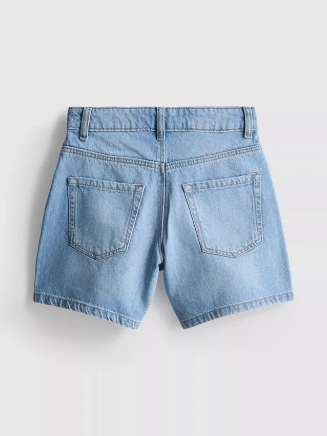 7–15 Jahre | Jeans-Shorts mit Strassschleife