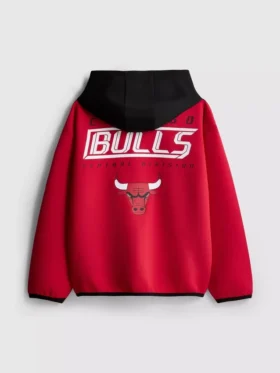 7–15 Jahre | NBA Chicago Bulls Kapuushir mit Reissverschluss