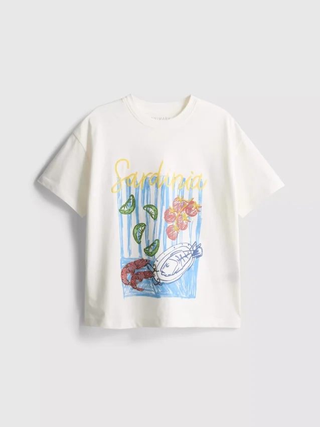 7–15 Jahre | Oversize-Hemd mit Grafikprint