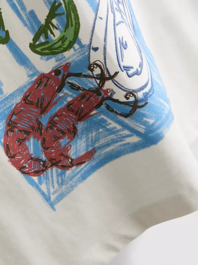 7–15 Jahre | Oversize-Hemd mit Grafikprint